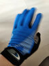 筠尚防晒骑行手套男女春夏季薄款冰丝袖透气健身半指防滑户外运动登山触屏开车骑摩托车全指露指钓鱼手套 长指蓝色 L码 实拍图