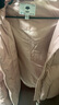 森马（Semir）轻松羽绒|90鸭绒羽绒服女冬季短款宽松花苞连帽甜美三防保暖外套 橡皮粉（白鸭绒）61216 S 实拍图