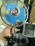 巨木 车载风扇车用12V车上用的小风扇大风力静音可摇头汽车制冷降温电风扇 12伏8寸汽车风扇 实拍图