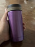 乐扣乐扣（LOCK&LOCK） 轻量弹盖保温杯简约便携女士学生水杯情侣杯子304不锈钢茶杯 黑色 实拍图