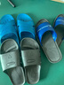 龙二猫防静电拖鞋女男士无尘室内车间工厂用软底厚底防滑耐磨蓝色工作鞋 蓝色6孔拖鞋 38码 实拍图