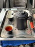 唐丰旅行茶具套装快客杯便携户外车载收纳一壶四杯办公泡茶器定制logo 雅润一壶四杯（黑） 实拍图