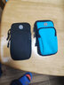 多乐由 适用安卓手机跑步袋苹果保护套OPPO手机套臂袋户外爬山收纳袋男女华为腕包健身运动手臂包 黑色 大号【适合屏幕5-7寸】 手机通用版 实拍图