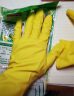 3M 橡胶手套 薄巧型防水防滑家务清洁手套 厨房洗衣手套小号 柠檬黄 实拍图