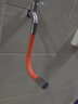 创新者 家用厨房水龙头延伸器防溅卫生间硅胶水嘴通用万向接头加长软管 30cm全铜橙色款+生料带 实拍图