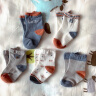 亲芽2023婴儿袜子春秋冬儿童袜子卡通婴儿中筒袜宝宝松口袜男女童袜 B435咖色小熊 S码1-3岁（建议脚长 8-13cm） 实拍图