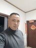 宾色半高领毛衣男冬款纯色休闲加绒加厚保暖打底衫修身秋冬针织衫男装 【加绒半高领】深灰色 XL【合适120-140斤】 实拍图