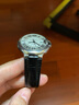 十瑞（SHIRUI）适用于卡地亚鳄鱼皮表带蓝气球原装坦克Tank系列男女真皮手表带 黑色【蓝气球】不带按扣 【表带宽度】16mm 实拍图