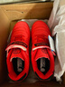 回力童鞋儿童足球鞋2025春季新款男童碎钉软底防滑训练鞋学生运动鞋 红色 33码 内长约21.8cm 实拍图
