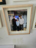世纪开元 10英寸木质相框摆台婚纱照洗照片冲印加框挂墙情侣全家福组合画框摆件定制加相片打印 白橡木色 实拍图
