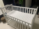 月亮船婴儿床可移动拼接大床水性漆新生小床实木bb床可调节宝宝儿童拼床 可选色+5cm乳胶椰棕床垫+五件套 晒单实拍图