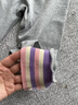 优优1点女童裤子春秋款儿童打底裤外穿秋冬加绒秋装时髦女孩宝宝灰色长裤 2419灰色（冬款加绒） 140cm 实拍图