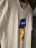 NASA GISSNASA潮牌联名款 短袖t恤男2022夏季情侣潮流圆领体恤男宽松上衣服 NA5313-白色 S  建议80-110斤 实拍图
