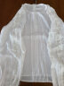 哥弟真的好通勤长袖镂空蕾丝白衬衫上衣女（附吊带衫）A300960 白 XL(5码) 晒单实拍图