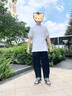 圣大保罗【专柜同款】男装夏季纯棉亲肤透气商务休闲合身翻领短袖poloT恤 白色A1(合身版) M (48)165/84B 实拍图
