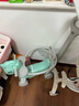 贝爵（BEIJUE）儿童摇摇马木马玩具男女孩婴儿玩具0-1岁宝宝周岁生日礼物摇摇车 升级薄荷绿【单转向+餐盘+护栏】 实拍图