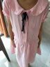 金布丁（JINBUDING）夏季女童短袖连衣裙适合中大童小女孩穿的夏装新款棉布裙7-12岁 粉红色 150建议140cm 晒单实拍图