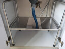 格拉菲亚不锈钢下水槽架厨房置物架锅架伸缩储物架可调节收纳架橱柜分层 30侧宽-45高单层-配3钢板 实拍图