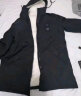 南极人外套男士装中长款秋冬季潮流加绒加厚款夹克宽松大码衣服外套 黑色（常规款） XL 实拍图