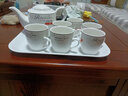 欧式茶具套装泡茶壶茶杯家用陶瓷水具套装客厅大容量冷热水壶水杯 英文一壶六杯一托盘 实拍图