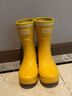 JOYCORN加可时尚马卡龙雨靴防滑防水女鞋中筒雨鞋户外胶鞋夏季水靴 柚子黄 36 实拍图