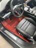 百德真皮全包围脚垫25款保时捷卡宴coupe  macan 帕拉梅拉 taycan 911 法拉皮红皮红绒 18-25款保时捷卡宴 实拍图