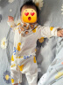 婧麒婴儿连体衣夏装新生男女宝宝夏季衣服纯棉薄款空调服爬服夏天 绿恐龙 73cm 实拍图
