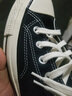 匡威（Converse）秋冬季鞋女鞋1970sAllStar情侣鞋三星标休闲鞋板鞋帆布鞋162050C 162050C 1970S黑色高帮/主推款 36 实拍图