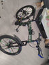 Jeep吉普折叠山地车自行车成人男女碟刹变速单车双减震学生便携车战神 路虎军绿十刀轮 27速 24英寸 实拍图