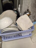 家の物语（KATEI STORY）日本进口沥水碗架厨房碗碟架沥水架塑料沥碗单层大容量放碗架家用 NO.2蓝色 实拍图
