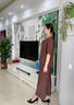 芙琦莱中老年女装妈妈装夏装2025新款棉麻洋气套装50岁阔太太中年阔腿裤 21S870咖啡色HH【免搭套装】 2XL 【建议108-120斤左右】 实拍图