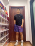 PRIDEME夏季薄款轻奢欧货冰丝光棉无痕压胶休闲t恤男短袖修身半袖男上衣 BNS2395-黑色 XL 【体重建议：130-150斤】 实拍图