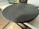 德国唯宝（Villeroy&Boch）匠心岩系列 进口盘子 创意西餐餐盘 岩石浮雕黑白盘新品 平盘 黑  32cm 实拍图