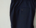 雅戈尔（YOUNGOR）西服裤男西装裤TR裤裤子聚酯纤维亚麻赛莱尔氨纶新品 蓝色 175/82A 晒单实拍图