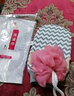 洁丽雅（grace）磨砂沐浴手套洗澡巾双面清洁搓澡神器男女洗澡家用搓背手套 三件套【搓澡巾+搓澡条+浴球】 实拍图