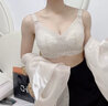 雅黛俪内衣女文胸无钢圈大胸显小全罩杯薄款胸罩收副乳聚拢蕾丝大码乳罩 醇黑 85C /38C 实拍图