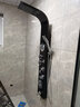 欧圣迪（OSD）不锈钢淋浴屏恒温花洒套装沐浴屏淋雨喷头挂墙式淋浴花洒龙头 L5黑钛【冷热款+数显】双控6功能 实拍图