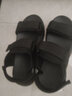 波佐斯（POEZONIS）运动凉鞋男超轻厚底开车夏季外穿罗马沙滩鞋防滑男士休闲越南凉拖 黑色 42 实拍图