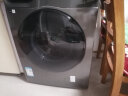 三星（SAMSUNG）10.5公斤全自动洗烘一体机大容量滚筒洗衣机蒸汽除菌泡泡净洗AI智控 10公斤洗衣机WD10T504DBX/SC 实拍图