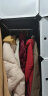 蔻丝 简易衣柜柜子布衣服收纳组合组装加固钢架双人衣橱 27门12格5挂半转角 加深款 实拍图