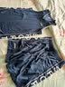 亚当彼得运动套装男夏季篮球服套装夏天男士跑步速干套装无袖背心支持定制 藏蓝色  L 建议体重110-125斤 实拍图