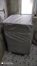 艾维乐滚筒洗衣机罩防水防晒防尘盖布适用于海尔小天鹅美的洗衣机套盖巾 涂银标准(拉链款) 前开门(6.5-7.5)公斤 实拍图