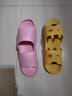 惠夫人 家居浴室防滑拖鞋居家室内塑料情侣凉拖鞋女夏 顶呱呱 紫色 36-37 （适合35-36码穿） 实拍图