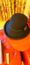 SOMUBAY赫本风遮阳草帽女复古可折叠盆帽渔夫帽子女简约太阳帽凉帽太阳帽 CM-324 静默黑 可调节(56-58cm) 实拍图
