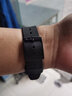KHZ手表配件Swatch斯沃琪表带20MM硅胶适用于SUSB401SUSW402SUSN400 黑色 实拍图