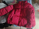 皮尔卡丹（pierre cardin）女童冬装3~14岁穿洋气棉袄女大童羽绒服棉衣加厚外套儿童冬季套装 红色新年棉衣+卫裤 加绒 160 码建议身高1米5在 实拍图