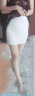 青衣麻相夏季一步裙半裙蕾丝半身裙包臀裙女高腰修身职业短裙弹力包裙 蕾丝一步半身裙：白色 M（95-110斤） 晒单实拍图