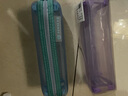 咔巴熊（Kabaxiong） 透明网纱笔袋文具盒女生小清新铅笔袋男女高中生初中生大容量笔盒小学生笔袋 嫩紫 实拍图