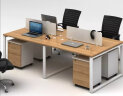 YOE.FTY 优宜 办公桌工作台办公室办公家具职员桌组合屏风工作位电脑桌椅 8人位+柜+椅 实拍图