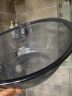 家の物语（KATEI STORY）韩国进口透明加厚ABS 洗脸盆面盆洗手盆棕色 实拍图